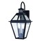 Vaxcel Nottingham 8.5-in. W 2 Light Black Motion Sensor Dusk to Dawn Outdoor Wall Lantern Clear Glass T0597 - alternate 8